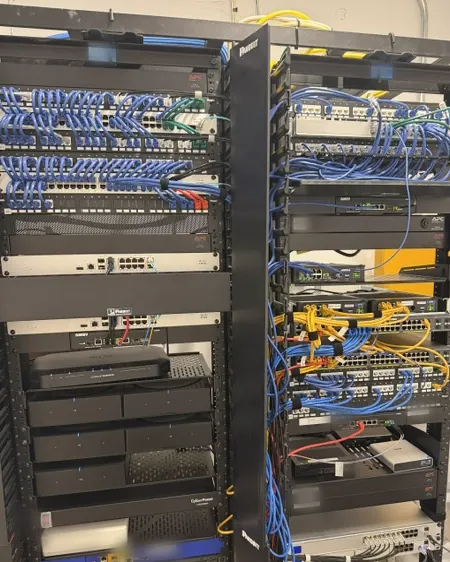 Multi-rack server room